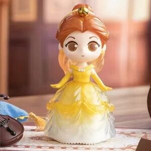 Belle Beauty And The Beast Disney Princess Figure Wind Chime Miniso Toy New